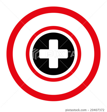 Rounded Cross Circled Vector Icon - Stock Illustration [20407372] - PIXTA