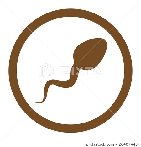 Zoosperm Rounded Vector Icon Zoosperm Rounded Vector Icon 20407448