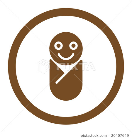 Infant Rounded Vector Icon 20407649