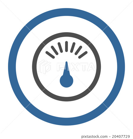 Meter Circled Vector Icon Meter Circled Vector Icon 20407729