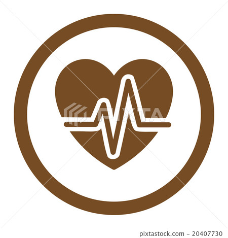 Heart Diagram Rounded Vector Icon Heart Diagram Rounded Vector Icon 20407730