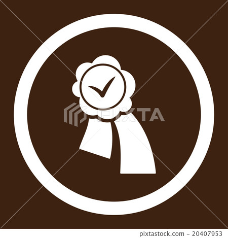 Validation Seal Rounded Vector Icon 20407953