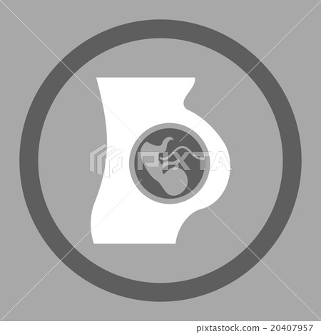 Pregnancy Circled Vector Icon Pregnancy Circled Vector Icon 20407957