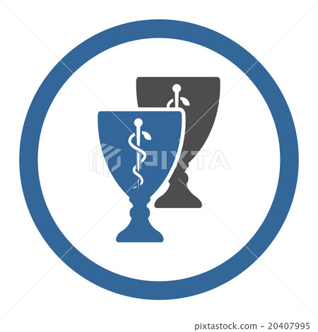 Medical Cups Circled Vector Icon Medical Cups Circled Vector Icon 20407995