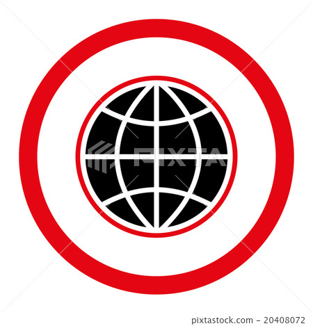 Global Rounded Vector Icon 20408072