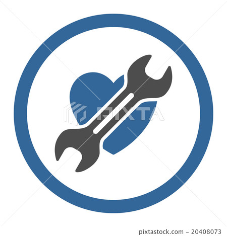 Heart Surgery Circled Vector Icon Heart Surgery Circled Vector Icon 20408073