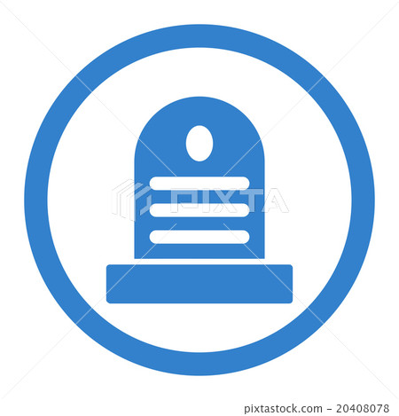 Tombstone Rounded Vector Icon Tombstone Rounded Vector Icon 20408078
