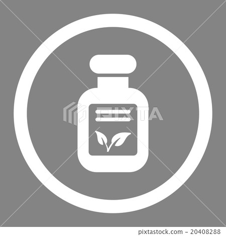 Natural Drugs Circled Vector Icon 20408288