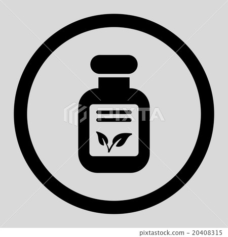 Natural Drugs Circled Vector Icon 20408315