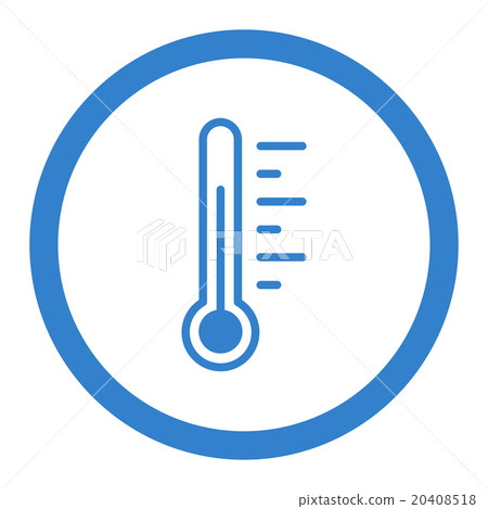 Temperature Level Rounded Vector Icon - Stock Illustration [20408518 ...