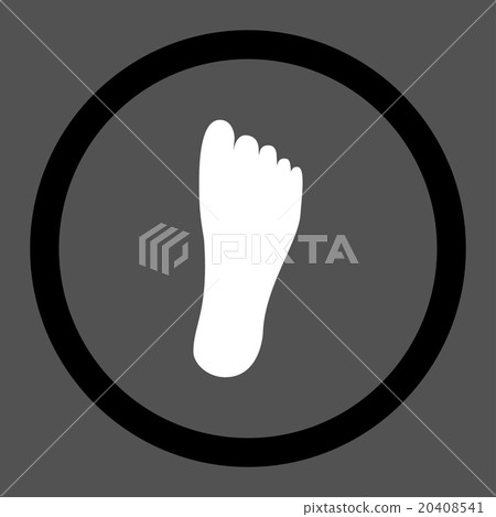 Foot Rounded Vector Icon-插圖素材 [20408541] - PIXTA圖庫