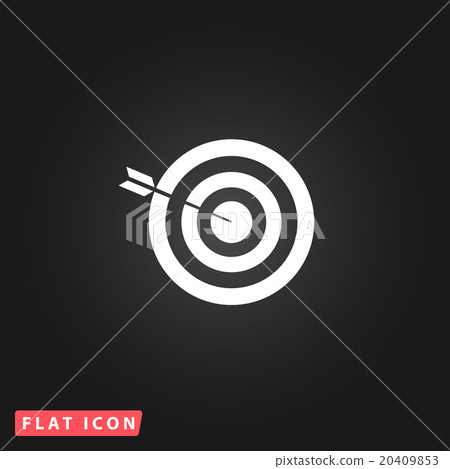 Successful shoot flat icon Successful shoot flat icon 20409853