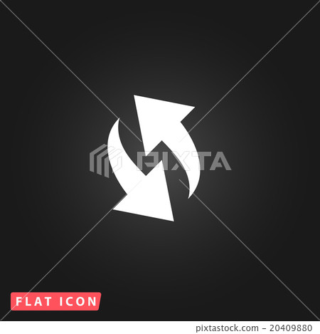 rounded arrows flat icon rounded arrows flat icon 20409880