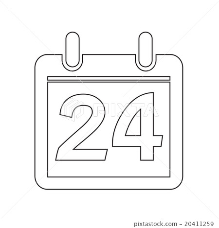 Month Calendar Icon illustration sign Month Calendar Icon illustration sign 20411259