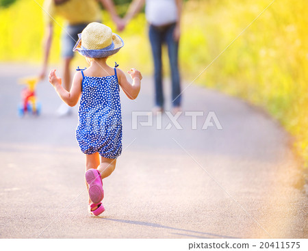 Family summer walk Family summer walk 20411575