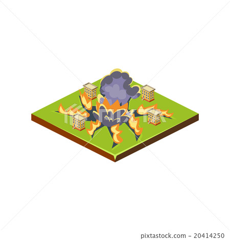 Meteorite. Natural Disaster Icon. Vector Meteorite. Natural Disaster Icon. Vector 20414250