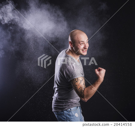 Man with tattoo Man with tattoo 20414558