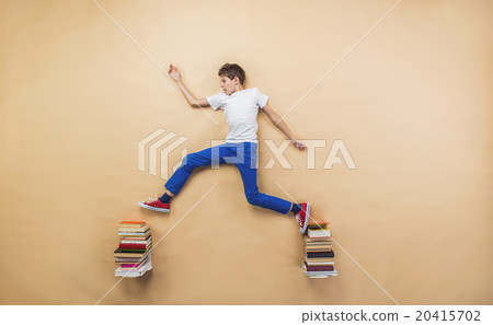 Boy with books Boy with books 20415702