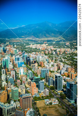 Panoramic view of Santiago 20420574