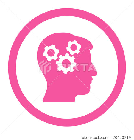 Mind Rounded Vector Icon Mind Rounded Vector Icon 20420719