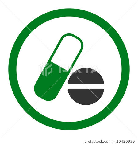 Medication Rounded Vector Icon 20420939