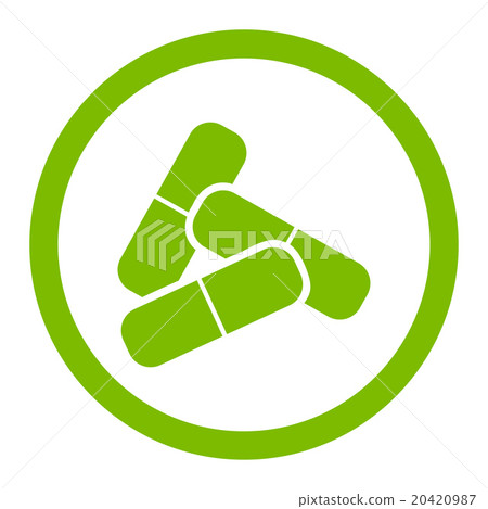 Pills Rounded Vector Icon Pills Rounded Vector Icon 20420987