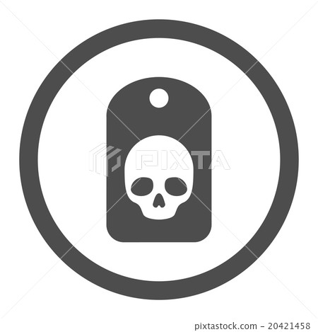 Dangerous Label Circled Vector Icon Dangerous Label Circled Vector Icon 20421458