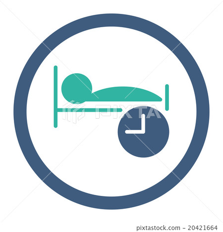 Sleep Time Rounded Vector Icon 20421664