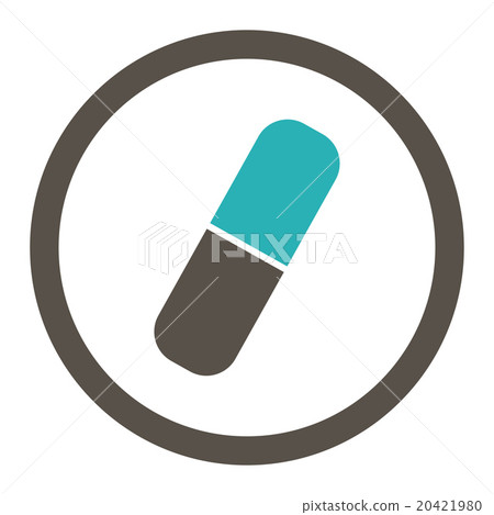 Capsule Rounded Vector Icon - Stock Illustration [20421980] - PIXTA