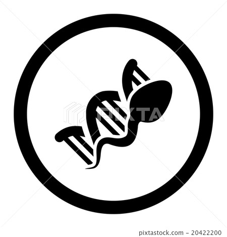 Sperm Reproduction Circled Vector Icon 20422200