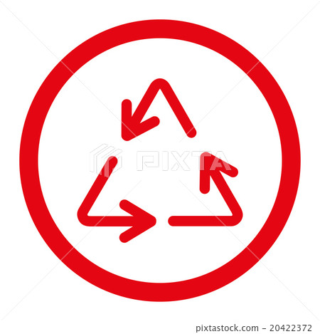 Recycle Arrows Rounded Vector Icon Recycle Arrows Rounded Vector Icon 20422372