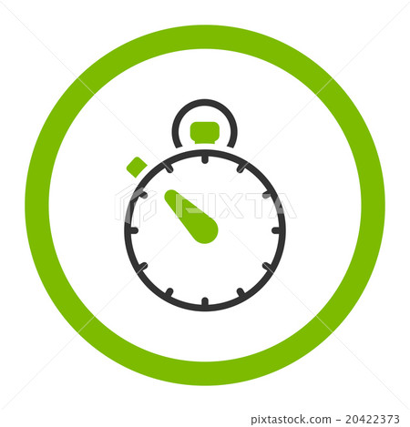 Stopwatch Rounded Vector Icon Stopwatch Rounded Vector Icon 20422373