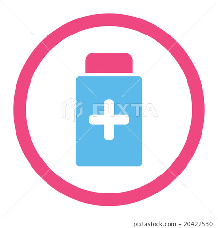 Medication Bottle Rounded Vector Icon Medication Bottle Rounded Vector Icon 20422530