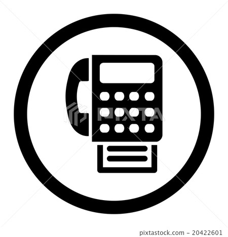 Fax Rounded Vector Icon Fax Rounded Vector Icon 20422601