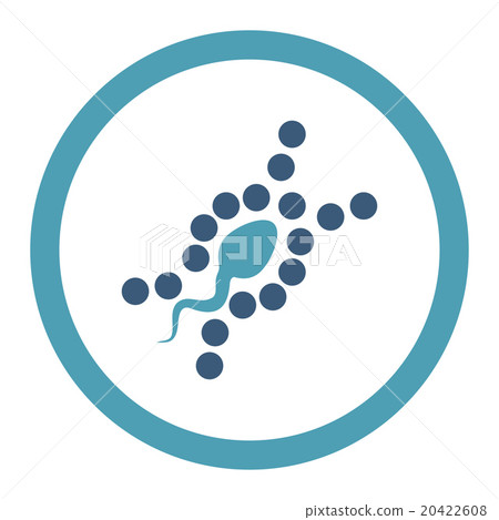 DNA Replication Rounded Vector Icon DNA Replication Rounded Vector Icon 20422608