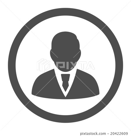 Manager Rounded Vector Icon Manager Rounded Vector Icon 20422609