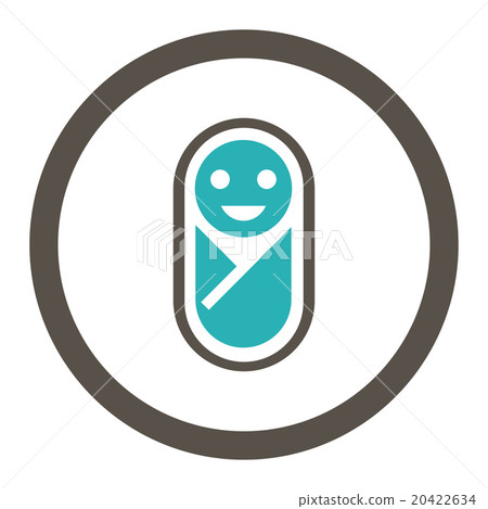 Newborn Rounded Vector Icon Newborn Rounded Vector Icon 20422634