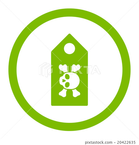 Death Label Rounded Vector Icon Death Label Rounded Vector Icon 20422635