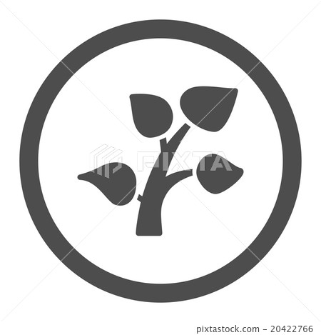Plant Rounded Vector Icon - Stock Illustration [20422766] - PIXTA