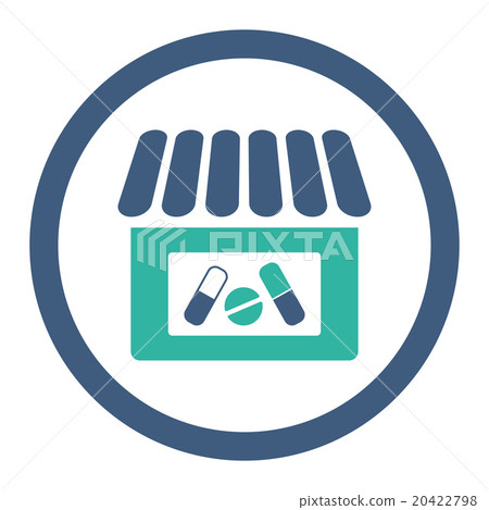 Drugstore Rounded Vector Icon 20422798