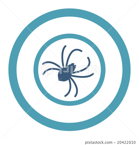 Spider Rounded Vector Icon Spider Rounded Vector Icon 20422810