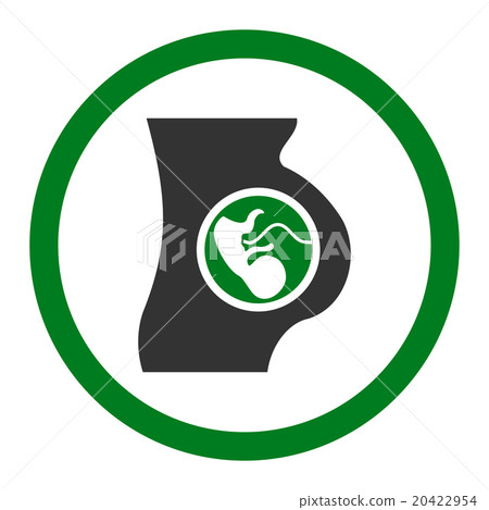 Pregnancy Rounded Vector Icon Pregnancy Rounded Vector Icon 20422954
