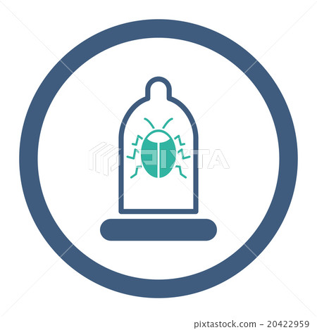 Bug Protection Rounded Vector Icon - Stock Illustration [20422959] - PIXTA