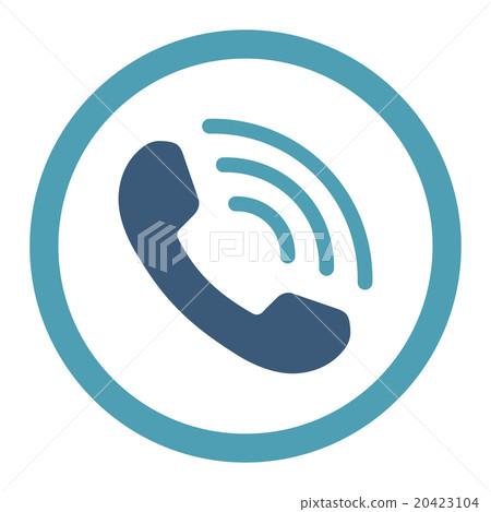 Phone Call Rounded Vector Icon Phone Call Rounded Vector Icon 20423104