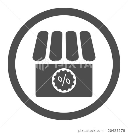 Hospital Sale Circled Vector Icon Hospital Sale Circled Vector Icon 20423276