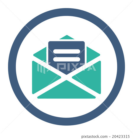 Open Mail Rounded Vector Icon Open Mail Rounded Vector Icon 20423315