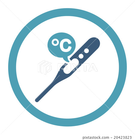 Celsius Temperature Rounded Vector Icon 20423823