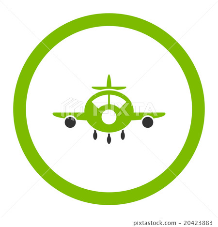 Aircraft Rounded Vector Icon - Stock Illustration [20423883] - PIXTA