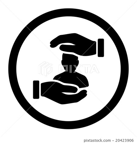 Patient Insurance Circled Vector Icon Patient Insurance Circled Vector Icon 20423906
