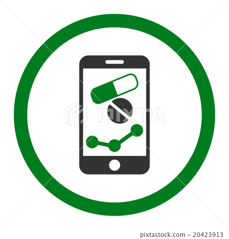 Pharmacy Online Report Rounded Vector Icon Pharmacy Online Report Rounded Vector Icon 20423913